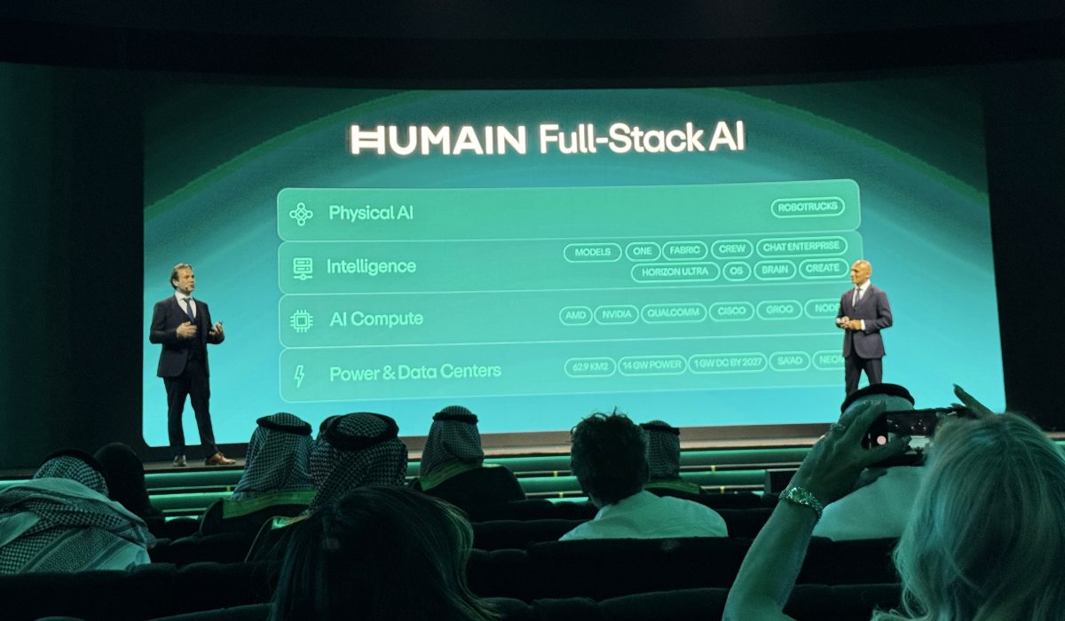 LEAP opens with major AI projects as Humain unveils mega partnerships, autonomous trucks and local talent