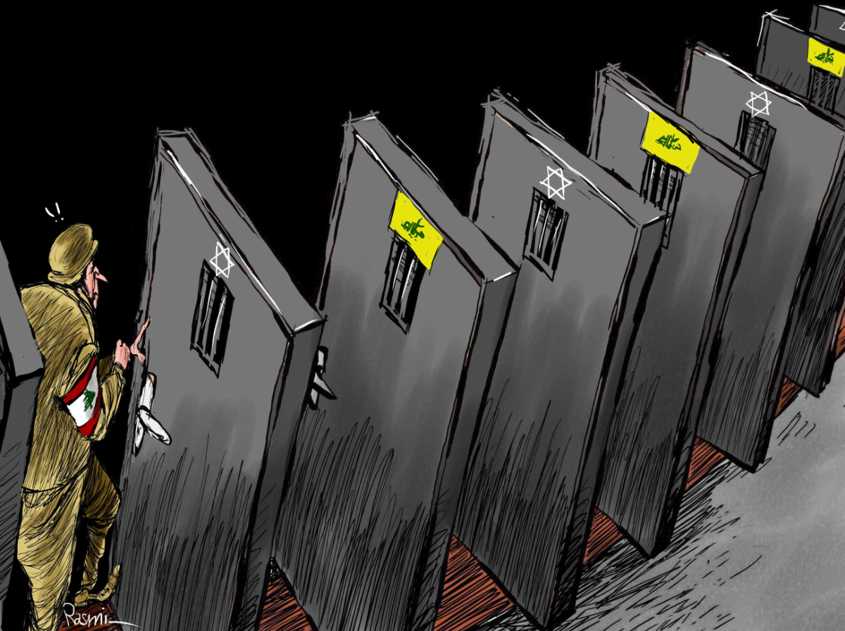 Cartoon by Amjad Rasmi. (Courtesy of Asharq Al-Awsat)