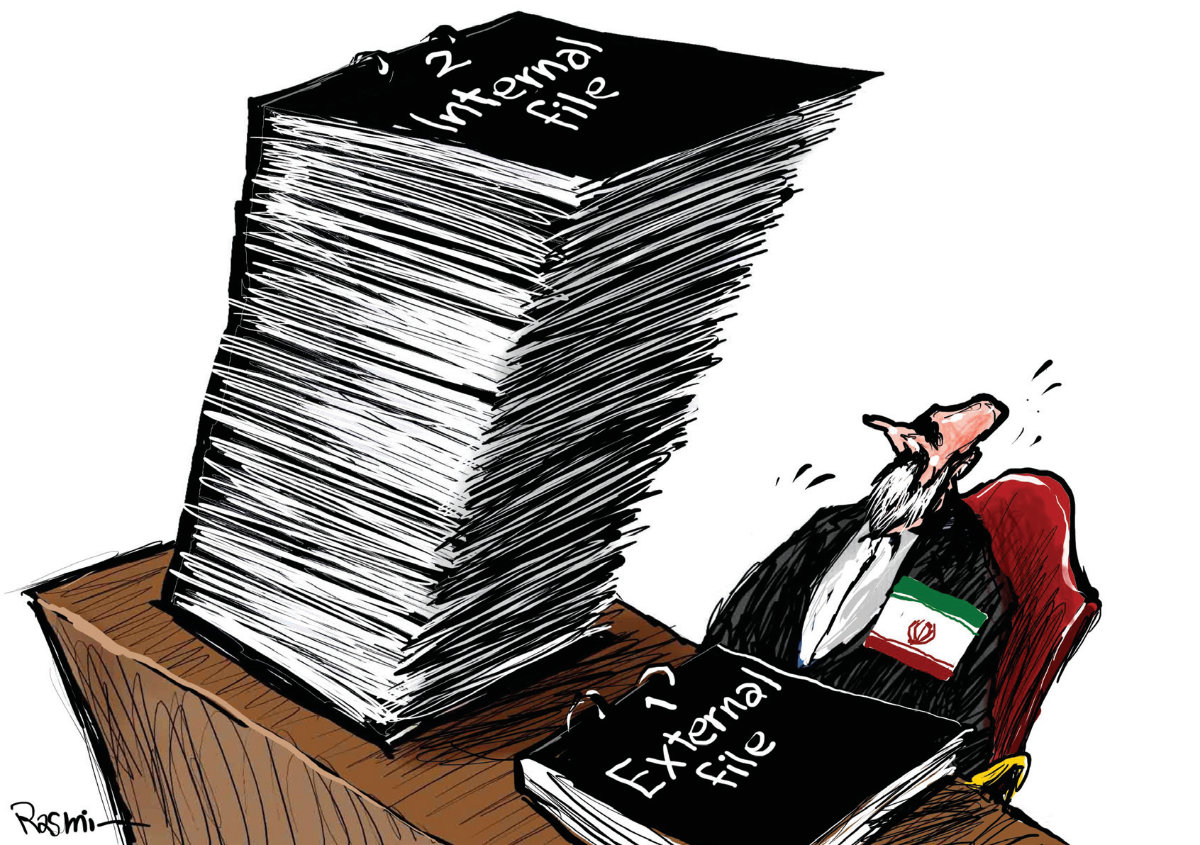 Cartoon by Amjad Rasmi. (Courtesy of Asharq Al-Awsat)