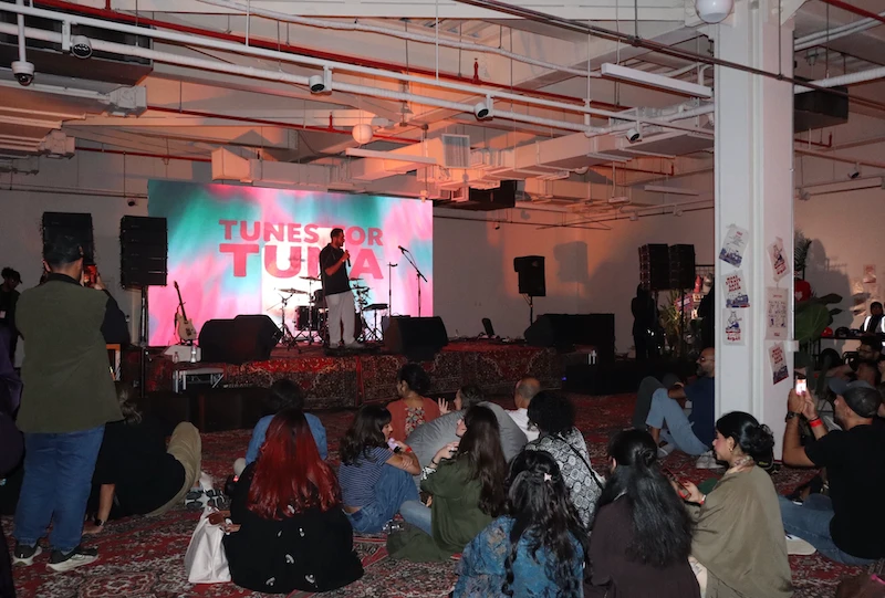 Visitors gathered at Hayy Jameel over the weekend to celebrate International Cat Day through a blend of independent cinema, live entertainment and community activities, while raising awareness and funds for rescued animals. (Supplied)