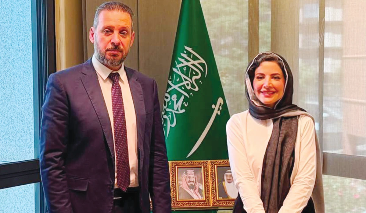 Saudi ambassador to Spain receives Palestinian ambassador in Madrid