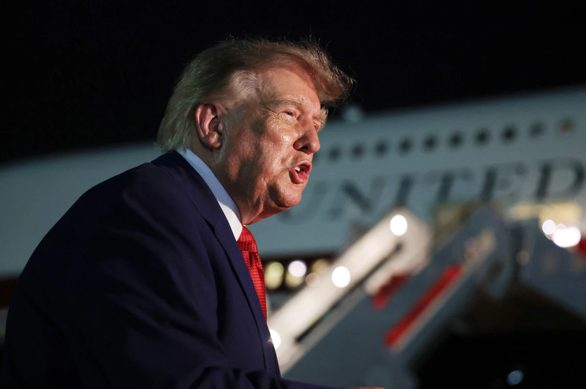 US President Donald Trump on Wednesday said the United States in is control of the Strait of Hormuz. (Getty Images via AFP)