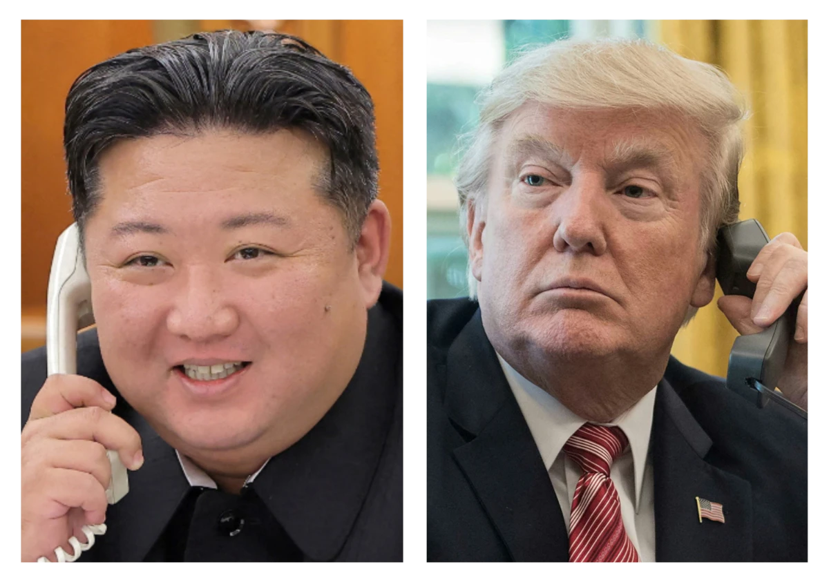 North Korean leader Kim Jong Un (L) and US President Donald Trump. (Agencies)