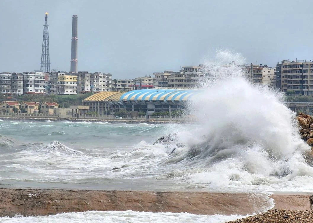 Above, the Syrian port city of Banias on March 29, 2023. (SANA via Reuters file photo)