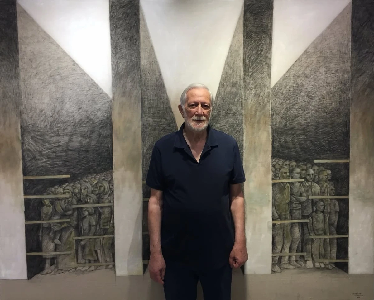 Masnour was one of the most influential figures in contemporary Palestinian art and his work was regarded as a symbol of Palestinian resistance and struggle. (@SlimanMansour)