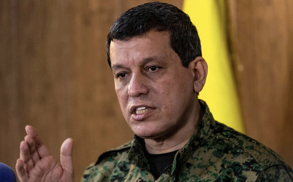 Former Syrian Democratic Forces (SDF) commander-in-chief Mazloum Abdi. (AFP/File Photo)