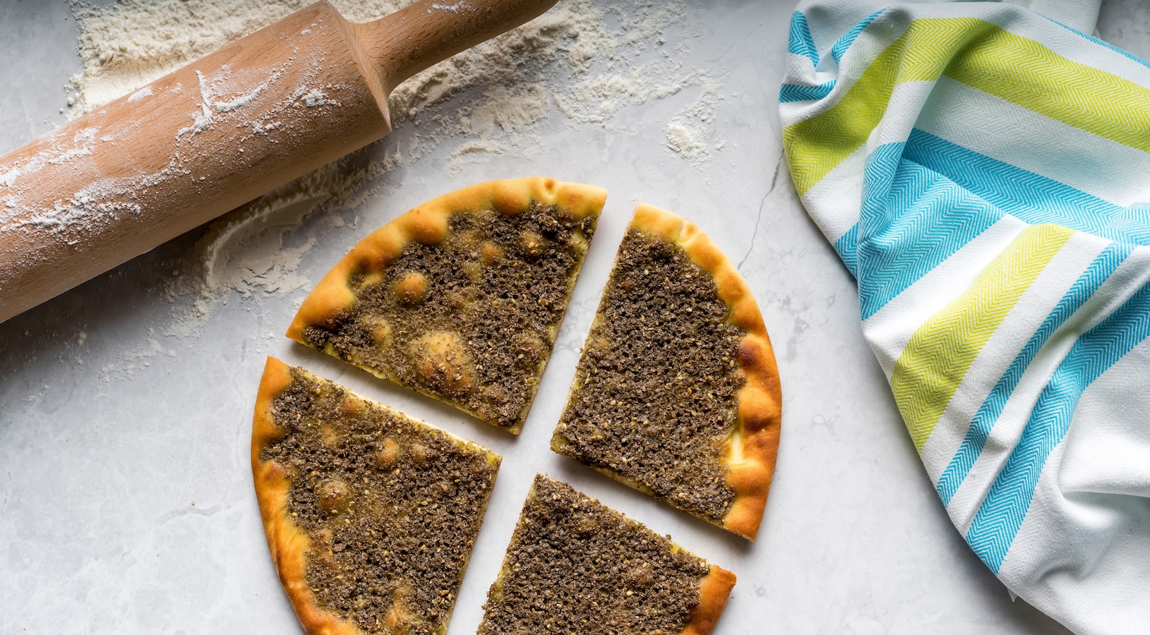 Za’atar manakish
