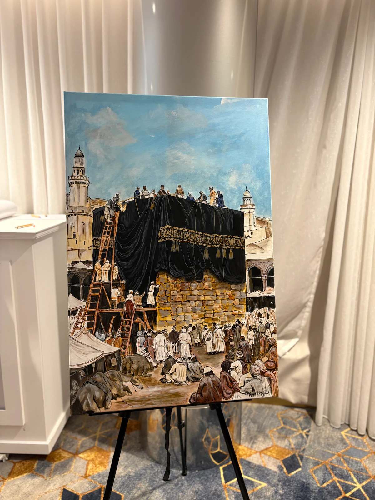 Curated by Saudi-based entrepreneur and fierce advocate for women empowerment Nuslia Nushra Akhter, the indoor event is spread across the ground and first floors. (AN photo)