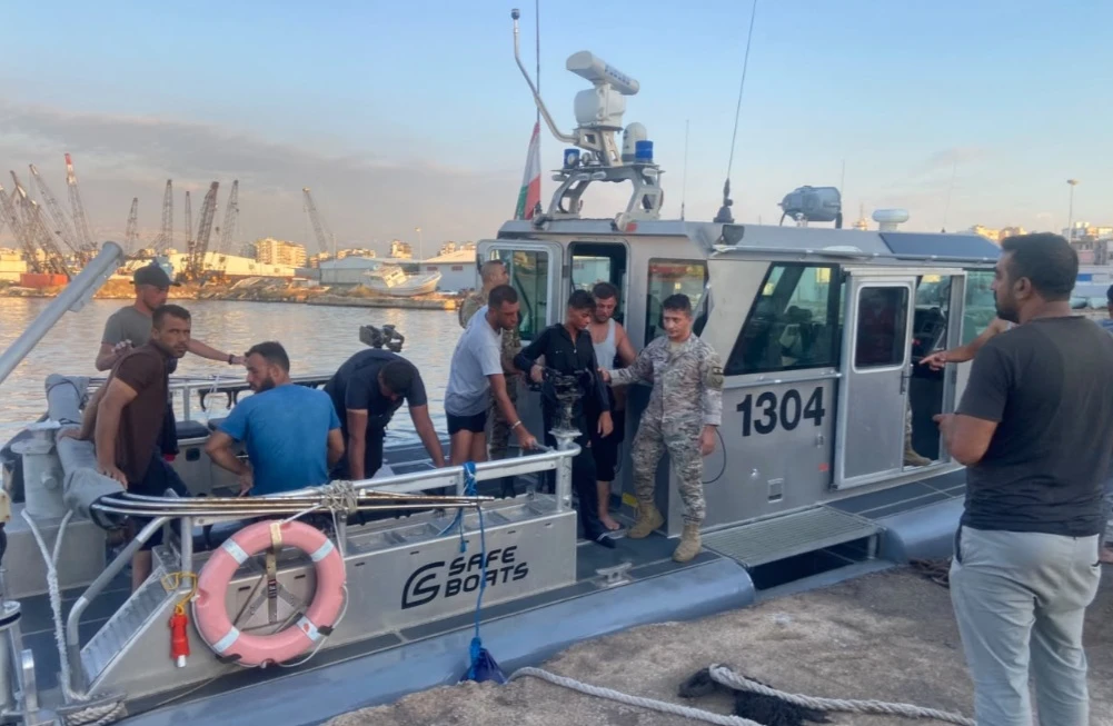 Lebanese army says rescued 22 migrants after boat sinks