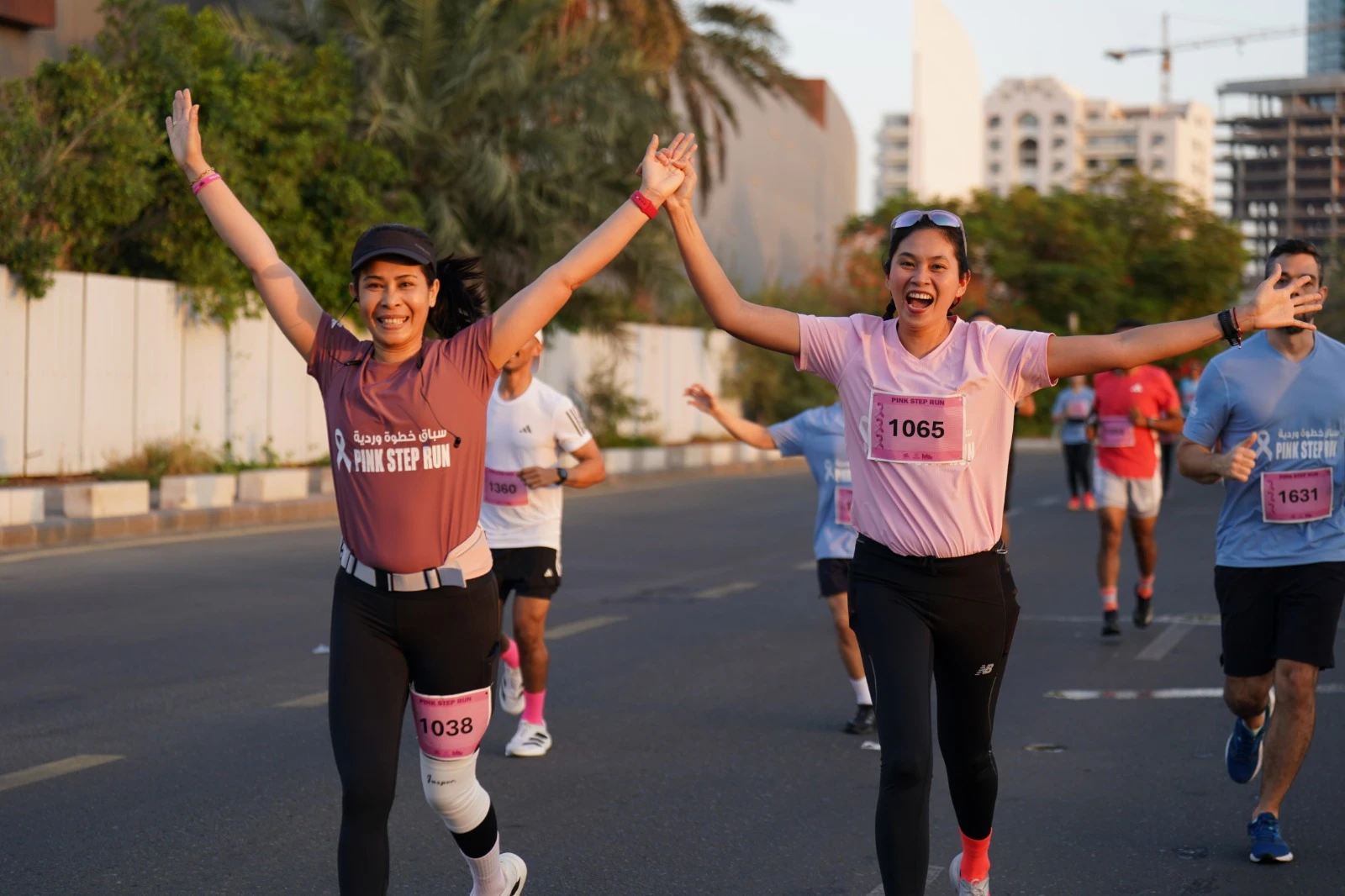 MASAFAT Running Club is highlighting walking and running as a way to promote awareness and show solidarity with patients and survivors. (Supplied)