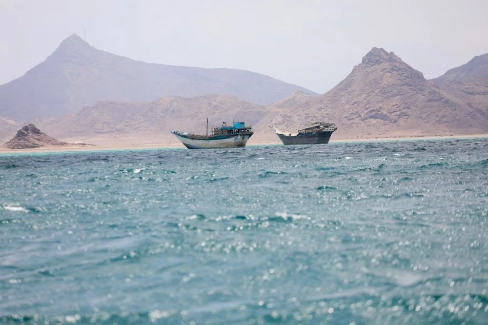 The coast of the Bab Al-Mandab Strait, in Yemen. (Reuters/File)