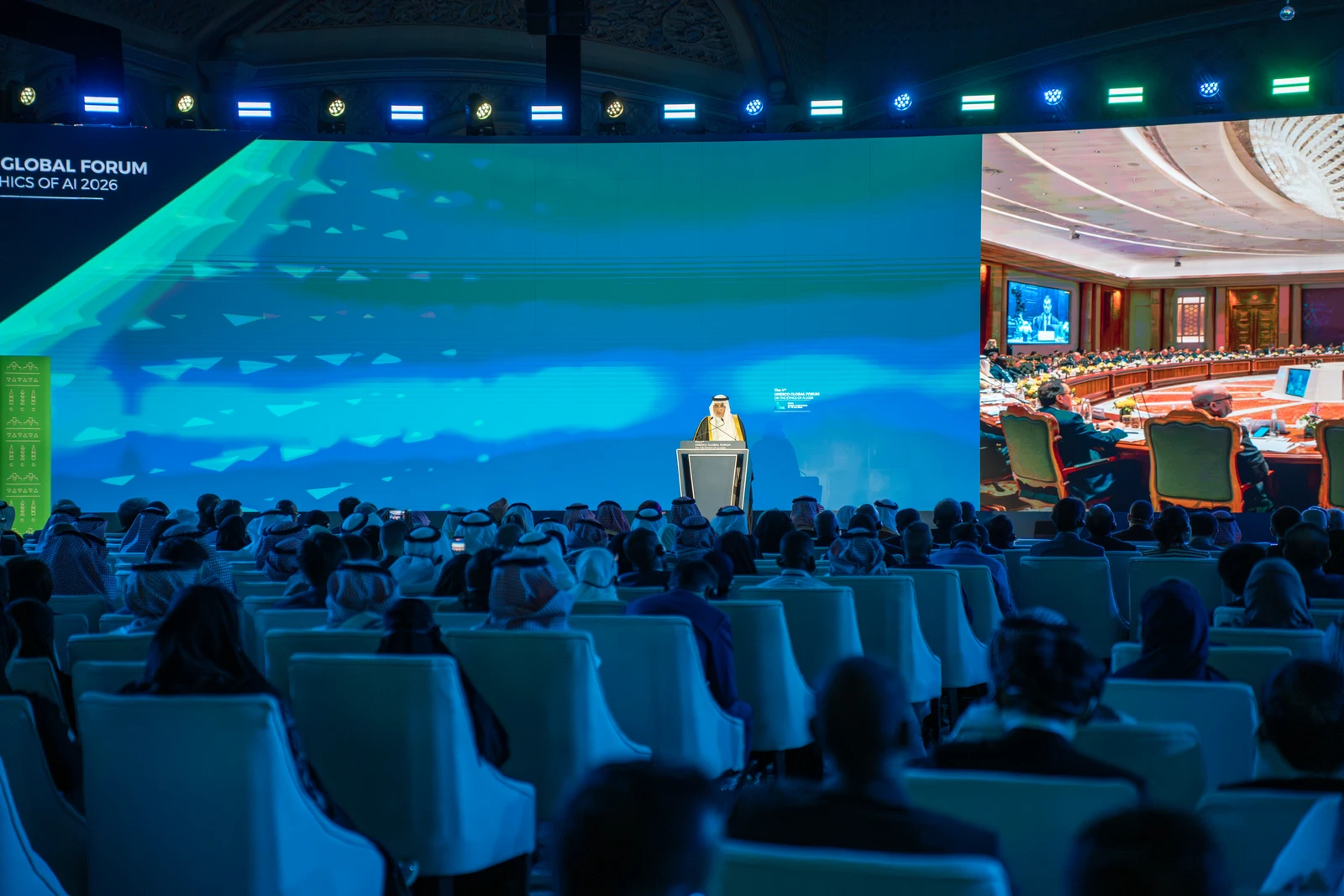 Opening ceremony of the 4th UNESCO Global Forum on the Ethics of Artificial Intelligence (GFEAI 2026) in Riyadh on Tuesday, the forum will conclude on Sept. 17