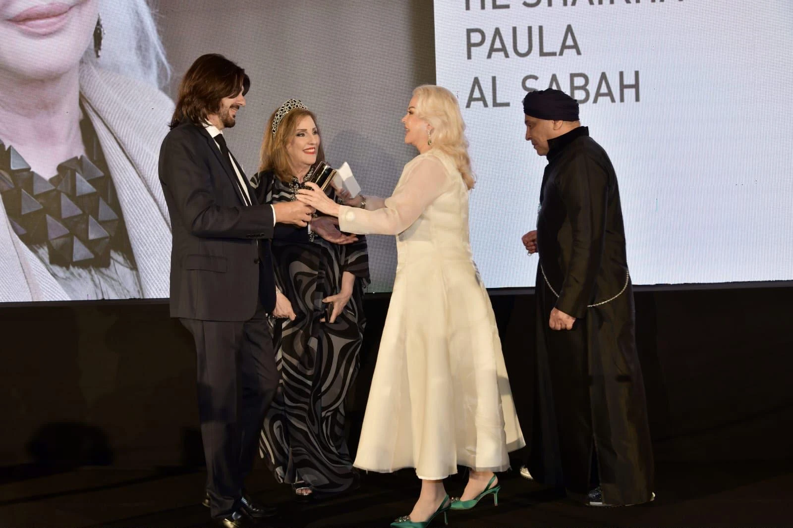 The event honored four prominent figures whose careers span business, economics, culture and humanitarian work. (Supplied)