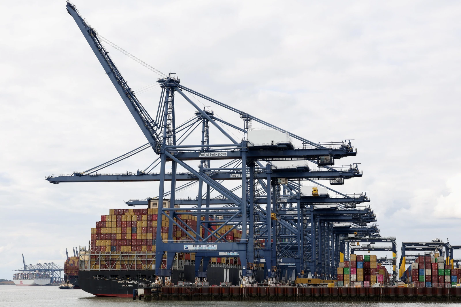 A view of the Port of Felixstowe in Felixstowe, Britain, September 11, 2026. REUTERS/Chris Radburn