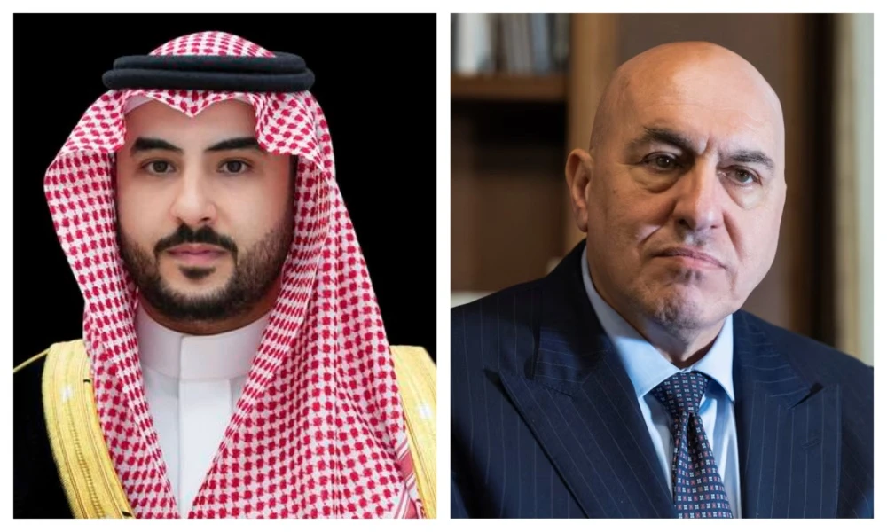 Saudi defense minister discusses military cooperation with Italian counterpart