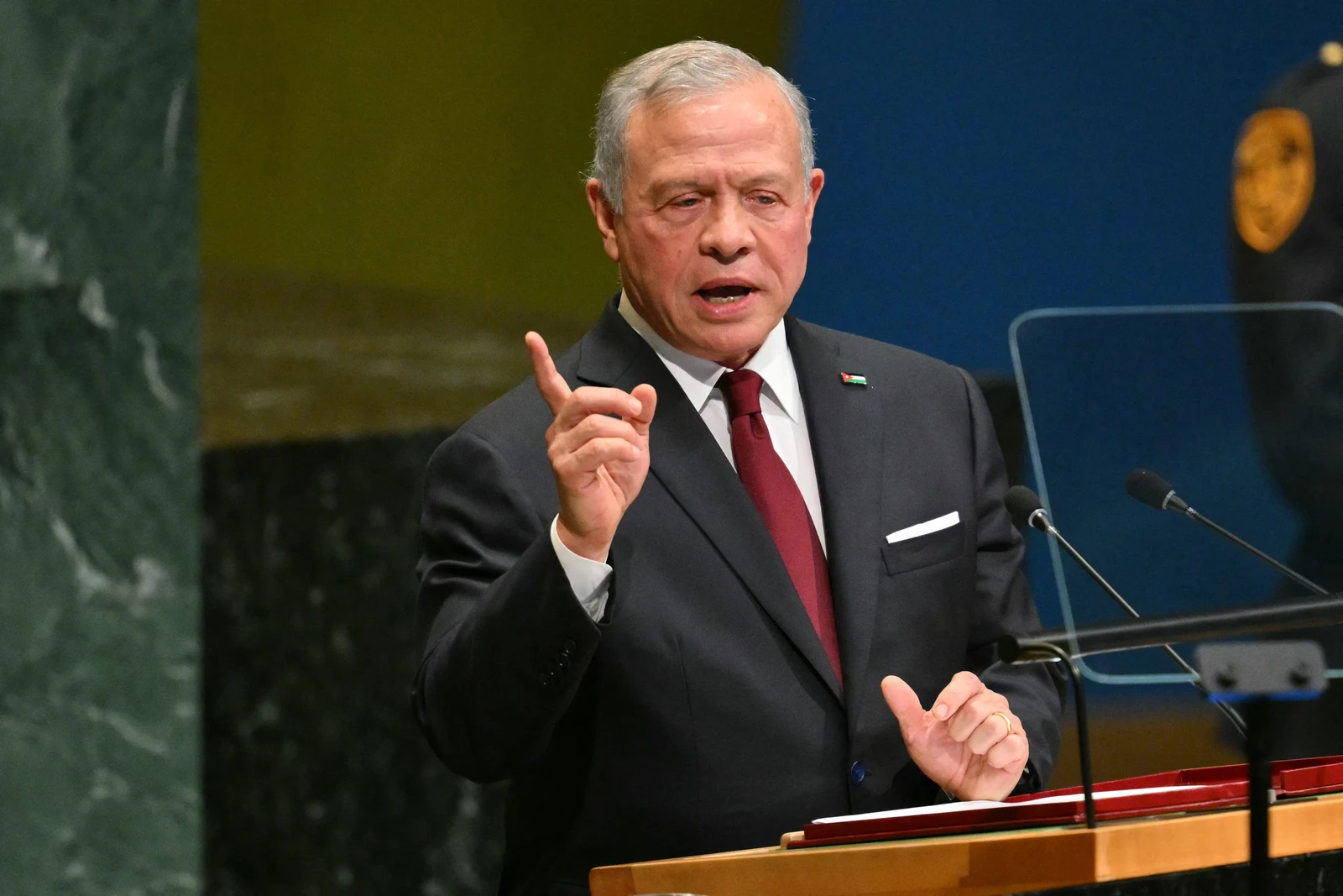 King Abdullah could not have been clearer in suggesting that leaving the Palestinian conflict unresolved endangers regional stability and has implications far beyond the immediate issue (File/AFP)