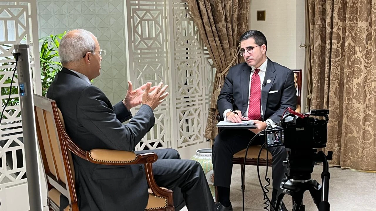 Mustafa Noman tells Faisal J. Abbas that military pressure and international sanctions are essential to weakening Yemen’s Houthis before negotiations. (AN photo)