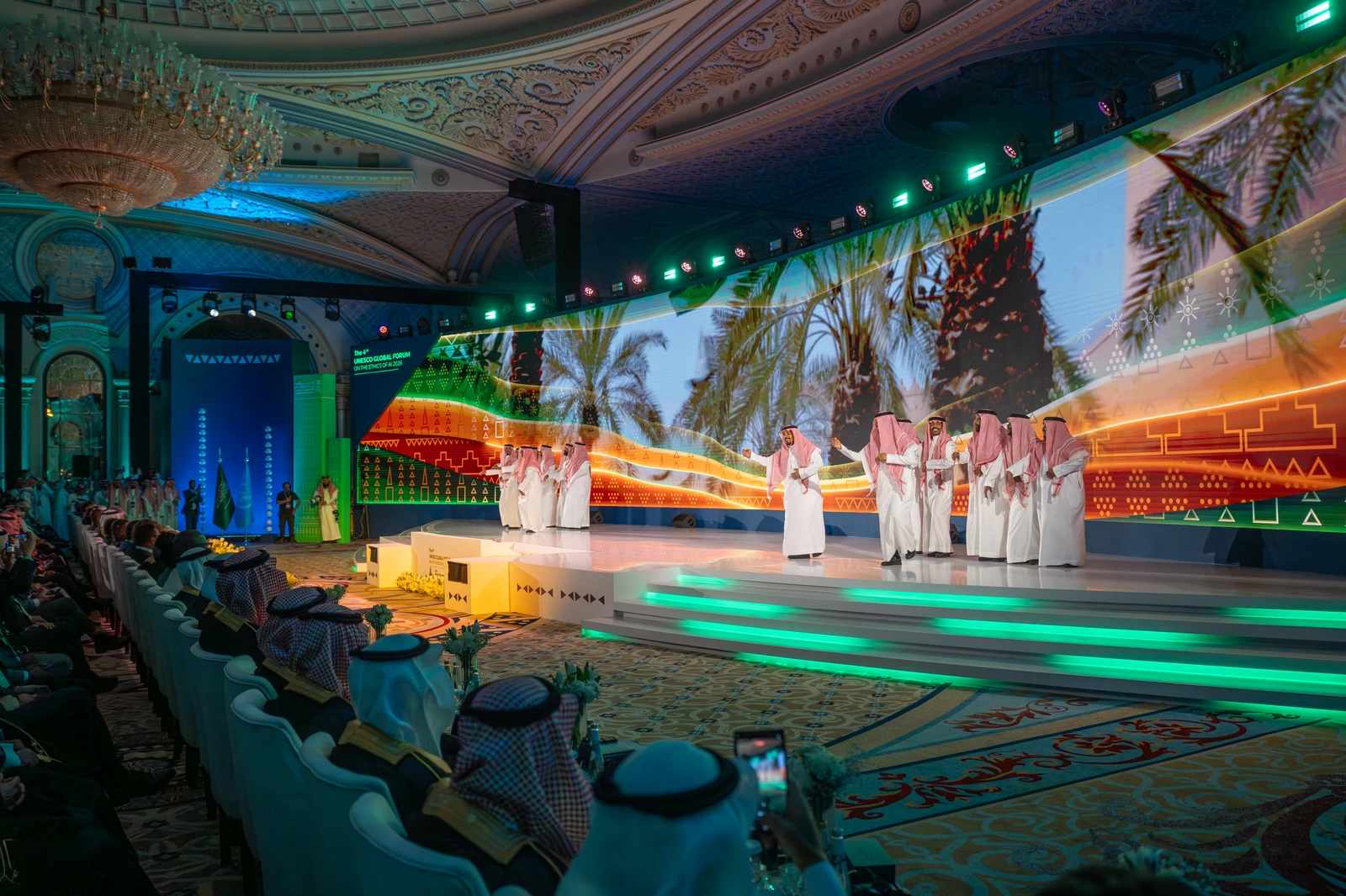 Opening ceremony of the 4th UNESCO Global Forum on the Ethics of Artificial Intelligence (GFEAI 2026) in Riyadh on Tuesday, the forum will conclude on Sept. 17
