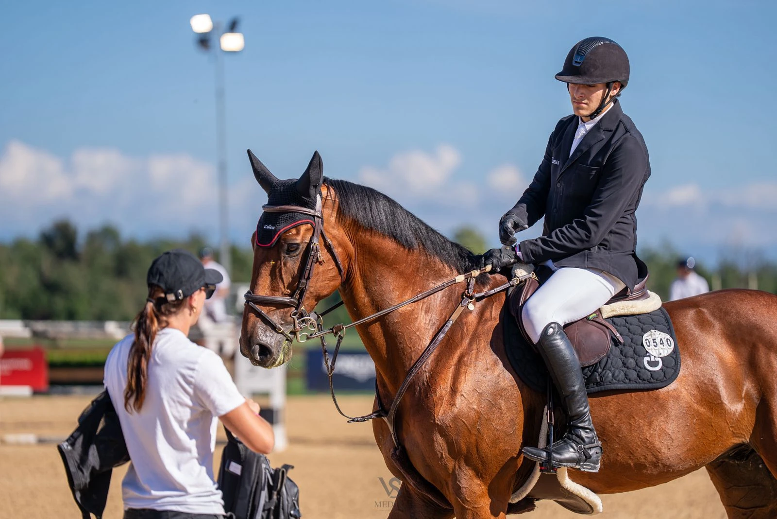 Lopez De La Osa Franco, who has represented Monaco internationally since the age of 17, at the Longines Global Champions Tour of Rome. (Supplied)