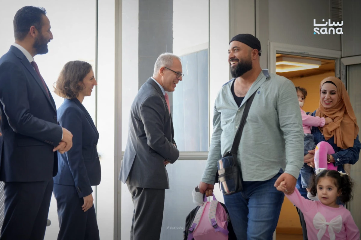 The first LEAV Aviation flight from Düsseldorf, Germany, arrived at Damascus International Airport on July 29.