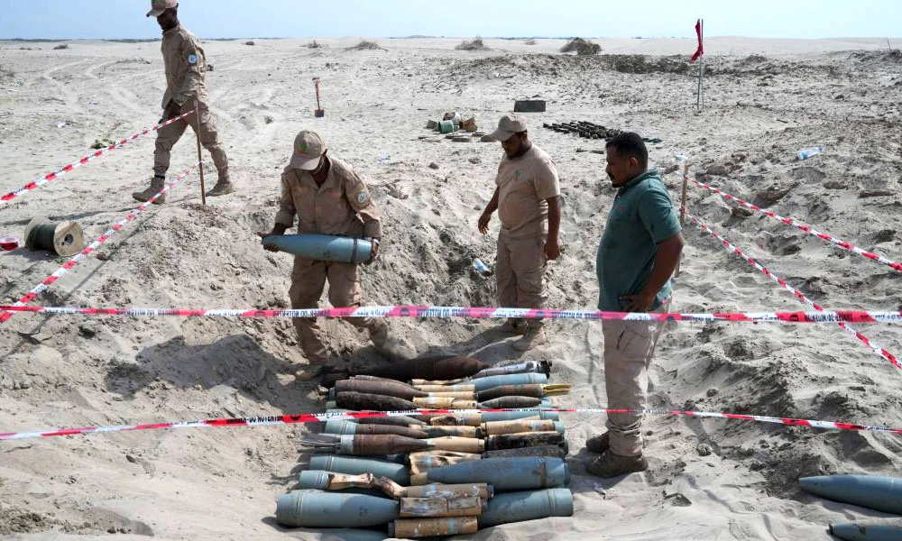 Saudi project clears 1,721 mines in Yemen