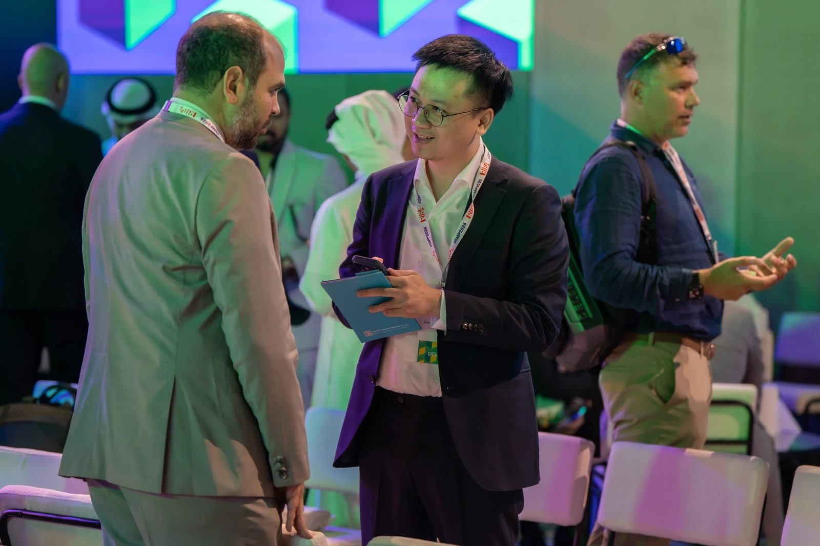 SMP 2026 attendees take part in the “Meet the Procurement Leaders” networking session in Riyadh, connecting with senior procurement and commercial executives from Saudi Arabia’s major developers and government organizations. (AN Photo/Huda Bashatah)