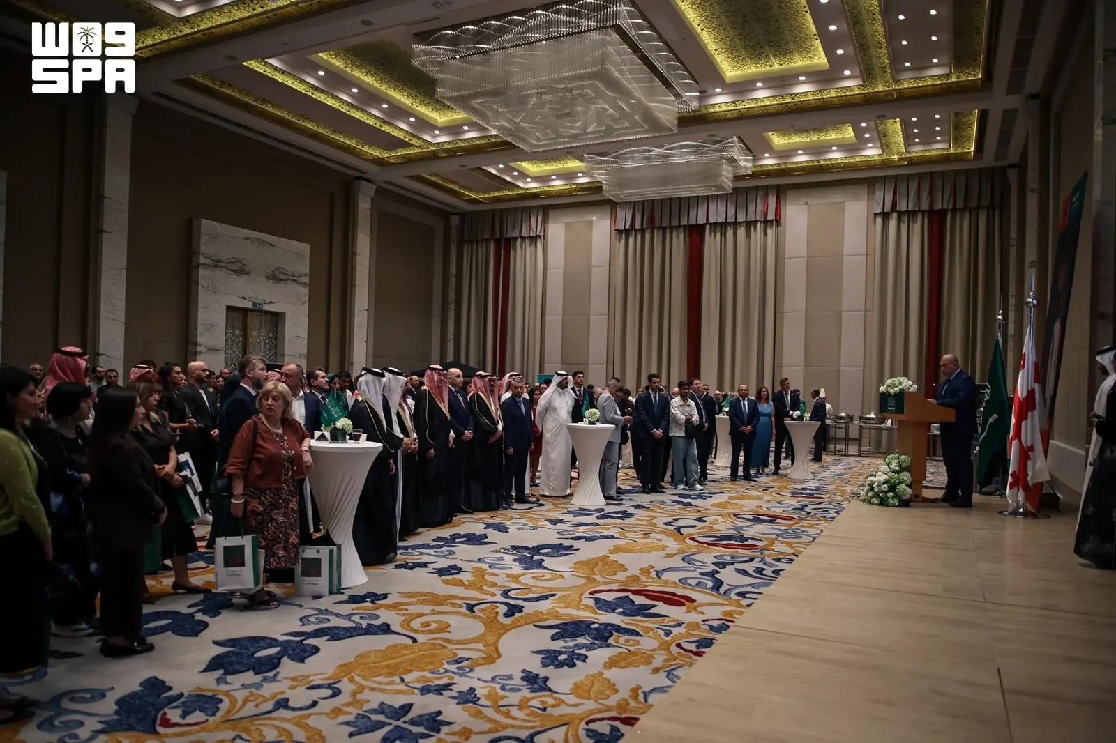 Saudi Embassy in Georgia celebrates Saudi National Day. (SPA)