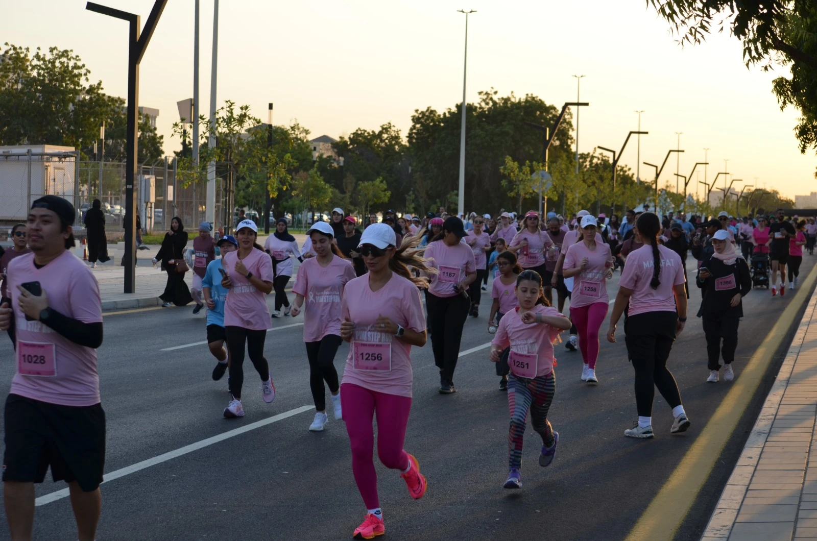 MASAFAT Running Club is highlighting walking and running as a way to promote awareness and show solidarity with patients and survivors. (Supplied)