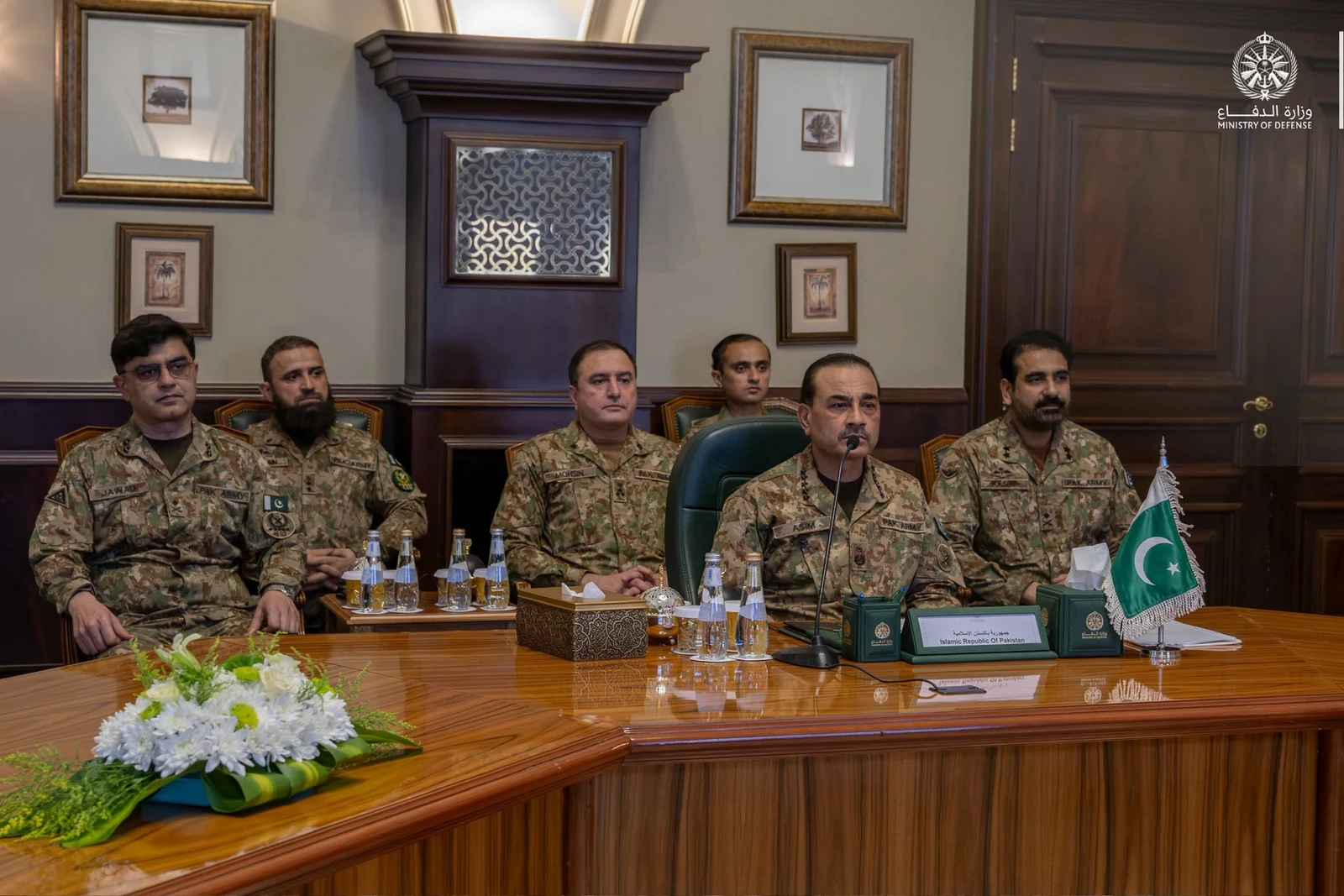 Saudi Arabia, Turkey and Pakistan held military chiefs of staff talks in Riyadh to support the kingdom as Yemen’s Houthis ramped up attacks. (X: @modgovksa)