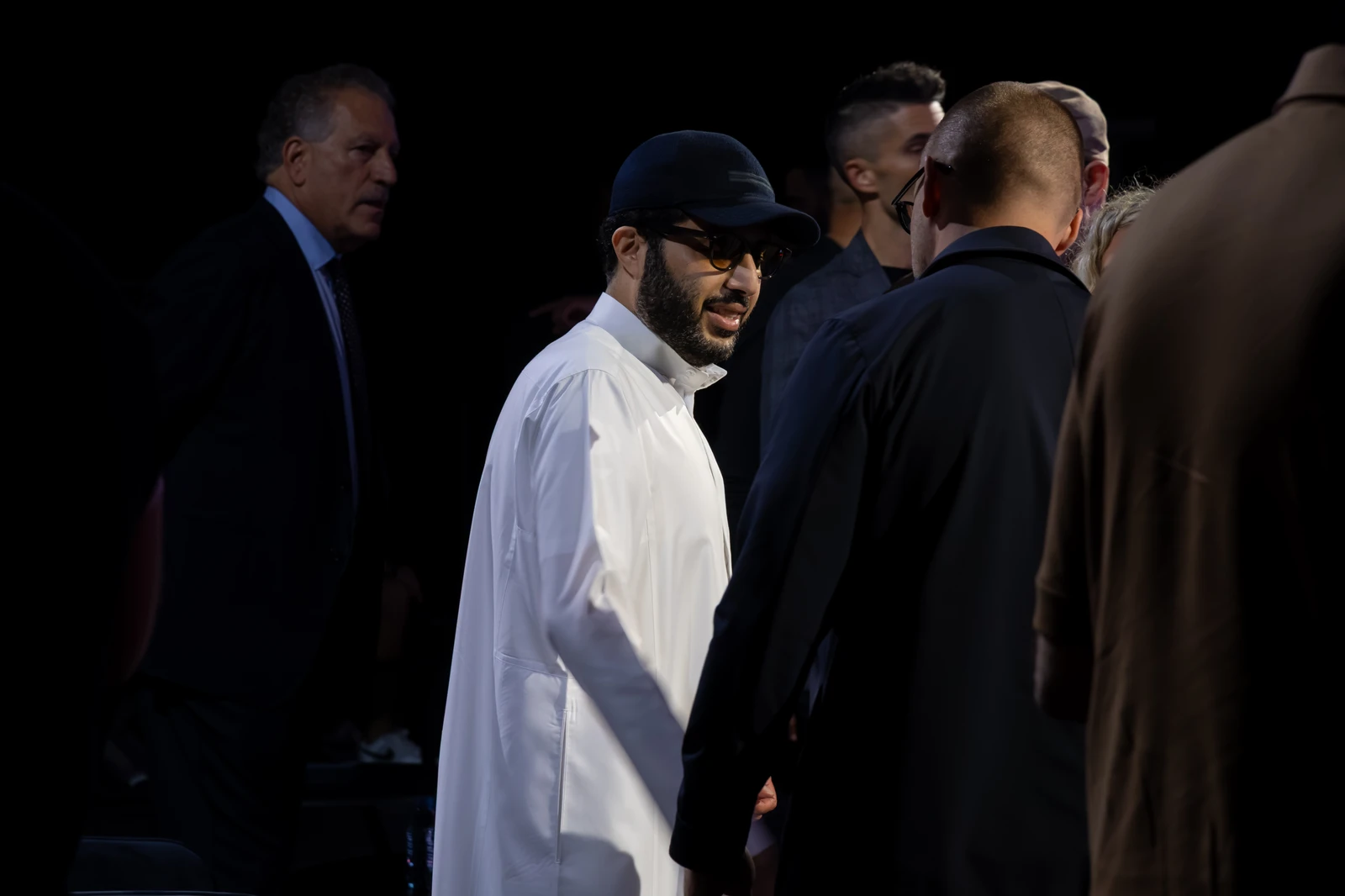 Turki Alalshikh was also present at the London event and was praised for helping bring the fight together. (AN Photo/Bahar Hussain)