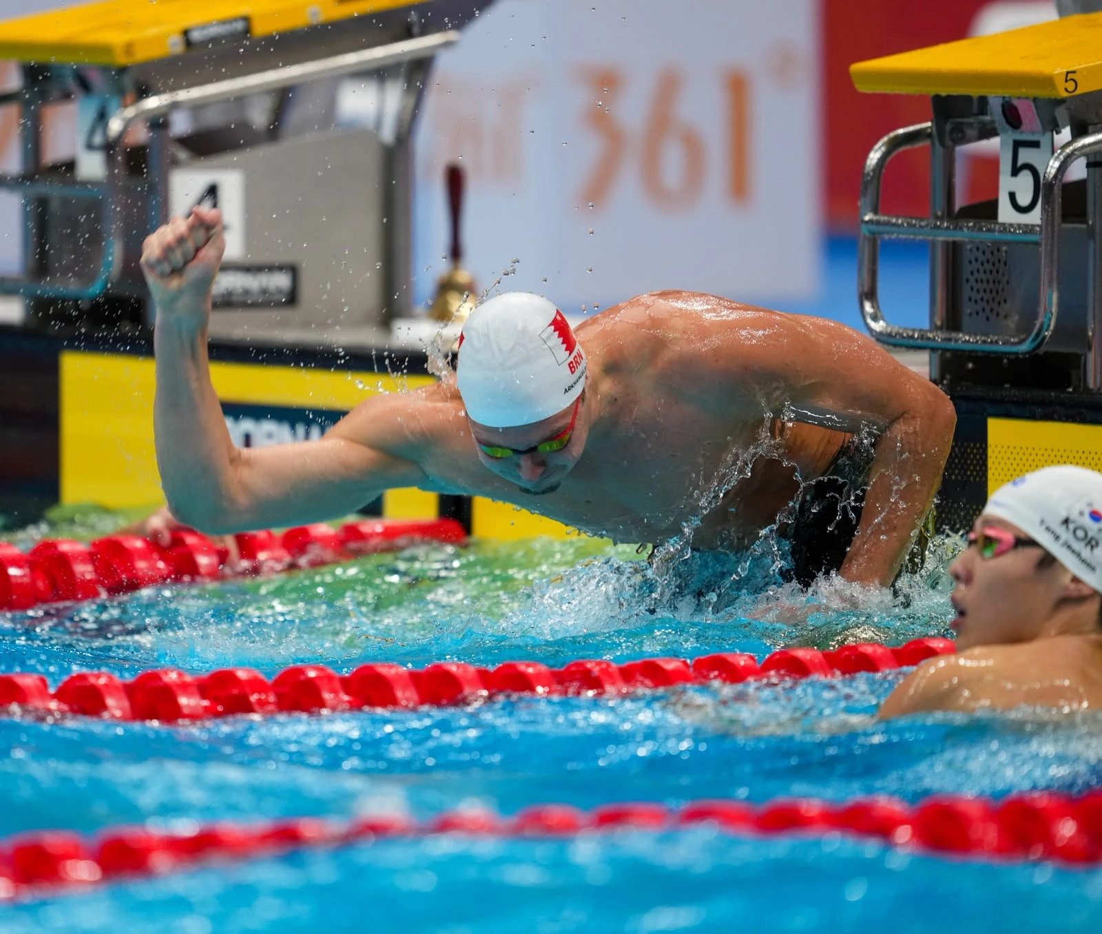 Arkhangelskiy claims first-ever swimming gold for Bahrain at Asian Games