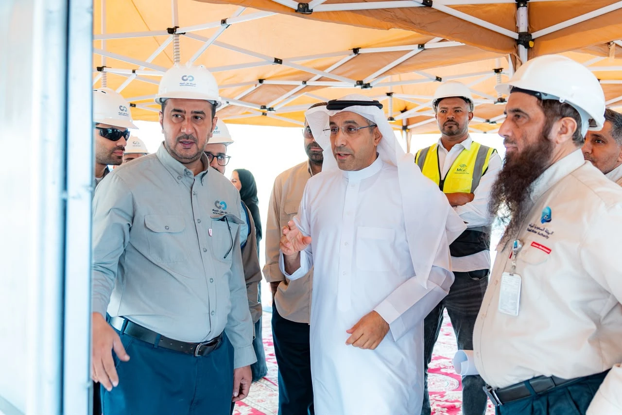 The president of the Saudi Water Authority, Eng. Abdullah Ibrahim Al-Abdul-Karim, visited projects aimed at reducing energy consumption and increasing Riyadh’s daily water supply. (Supplied)