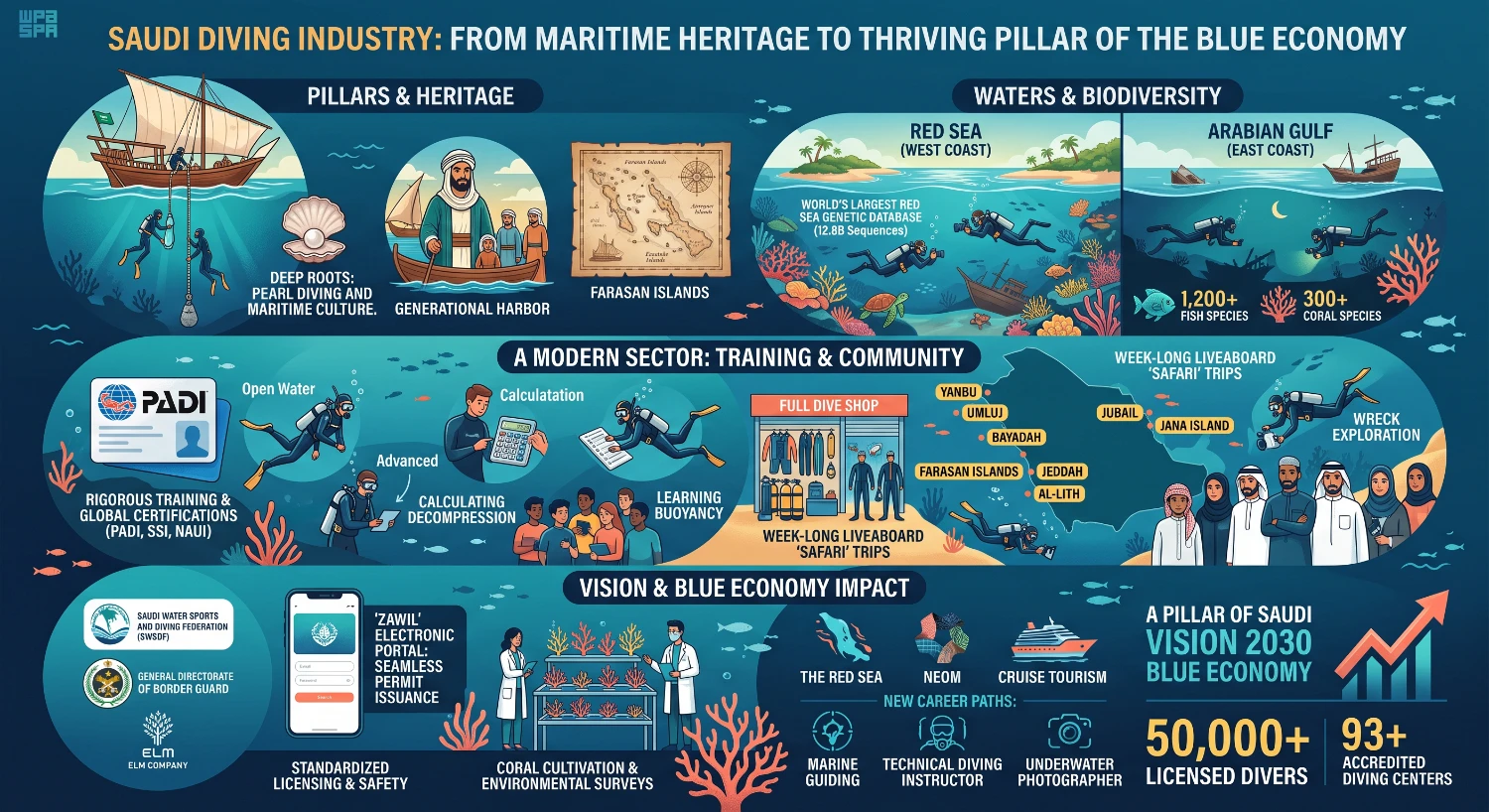 Saudi diving industry evolves from maritime heritage into blue-economy pillar