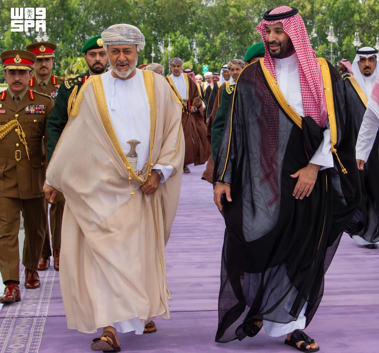 Saudi crown prince receives Oman’s Sultan Haitham in Jeddah