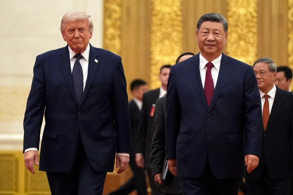 Chinese President Xi Jinping will visit the US this week. It is expected that he will bring up the issue of Iran with President Trump (File/AP)