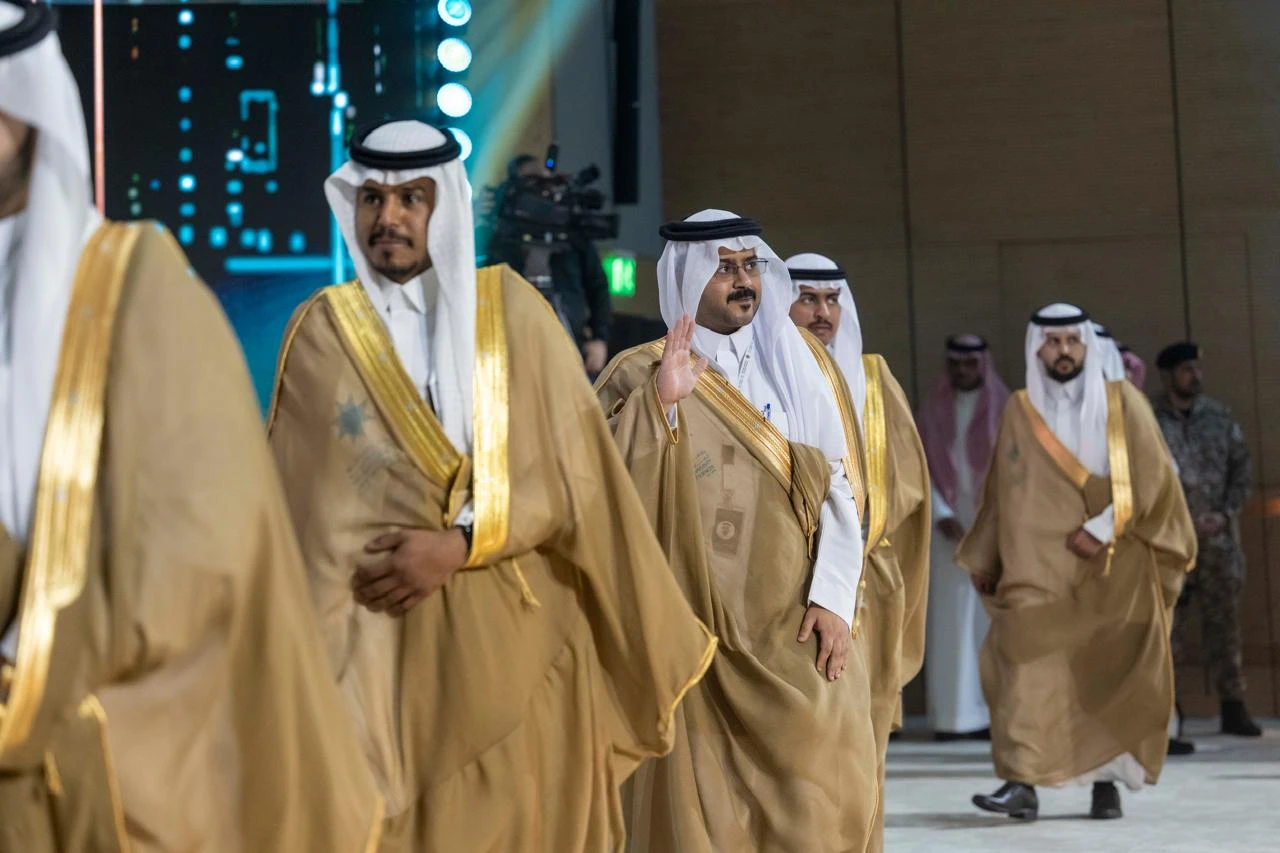 The annual ceremony at NAUSS in Riyadh on Monday marked the graduation of 518 students from 18 countries.