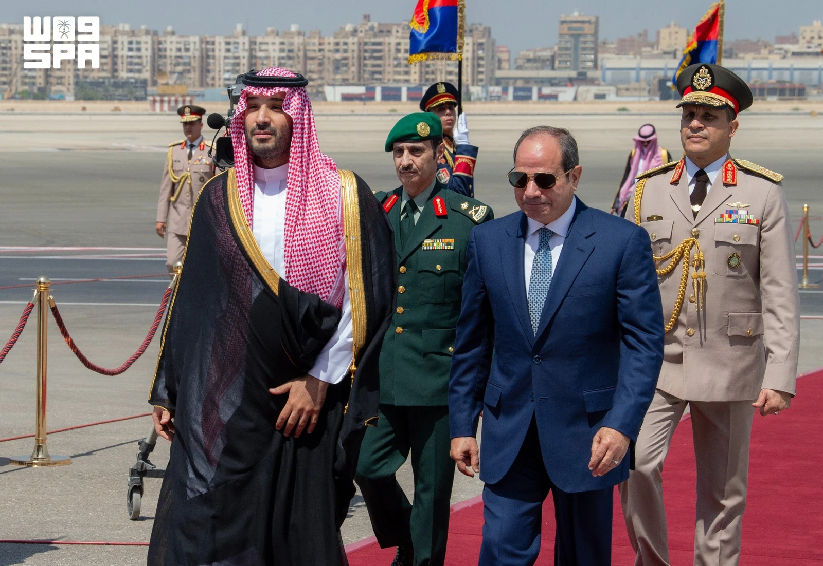 Saudi crown prince arrives in Cairo on state visit