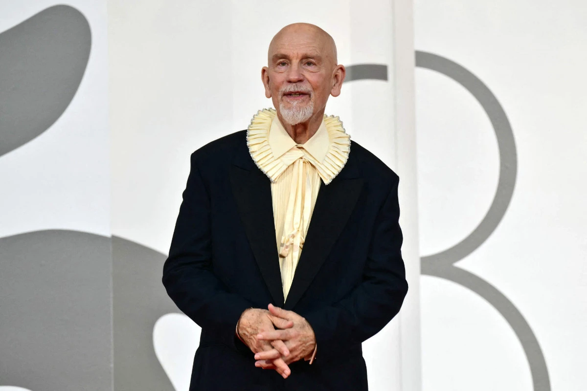 US actor John Malkovich attends the red carpet event for the screening of "Wild Horse Nine" at the 83rd International Venice Film Festival, at Venice Lido on September 3, 2026. (Photo by Stefano Rellandini / AFP)