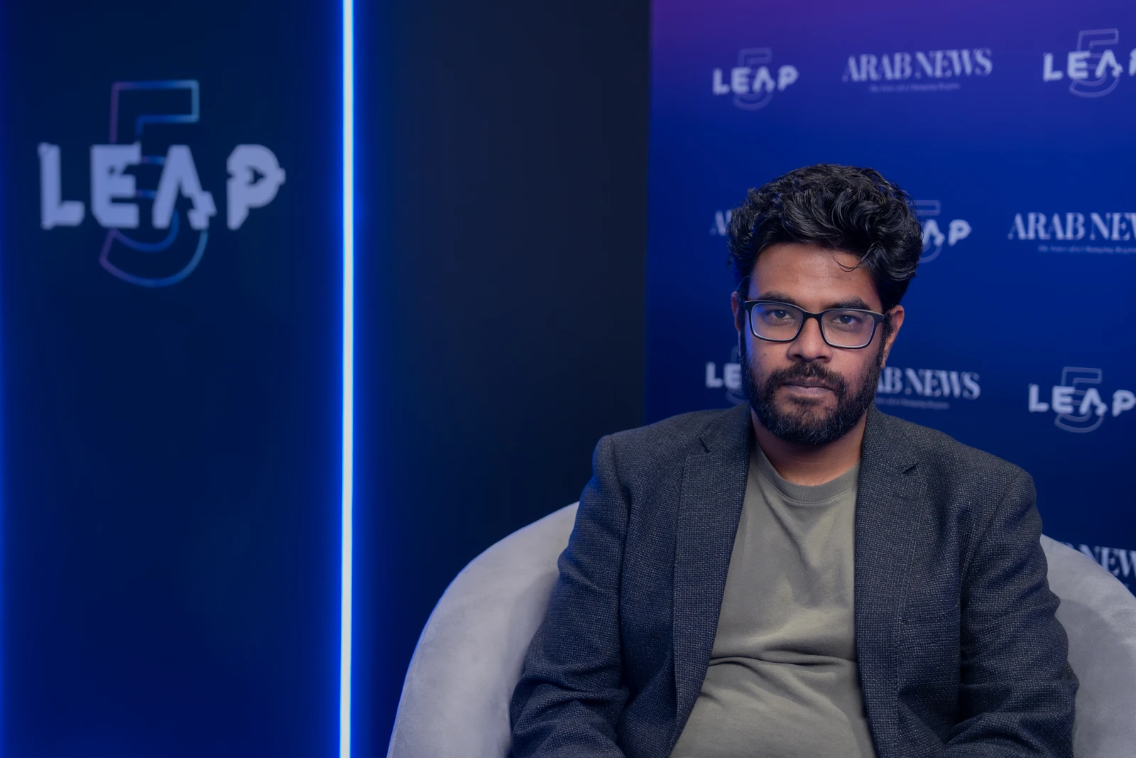 Luma AI CEO Amit Jain discusses the company’s partnership with HUMAIN and the potential of AI to transform content creation during a session at LEAP 2026 in Riyadh.