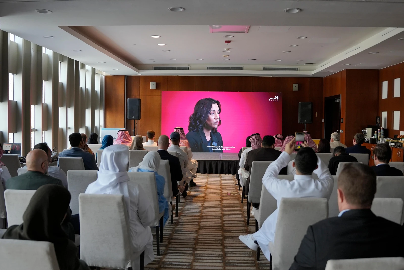 The audience attends a screening of a documentary chronicling the festival’s three-year journey. (Supplied)