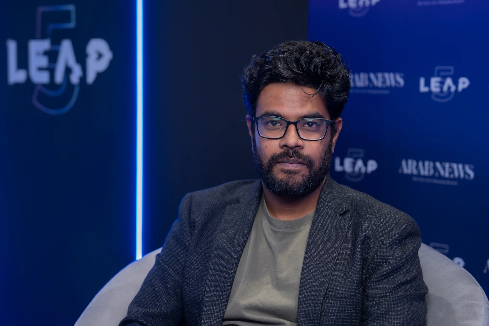 Luma AI CEO Amit Jain discusses the company’s partnership with HUMAIN and the potential of AI to transform content creation during a session at LEAP 2026 in Riyadh.