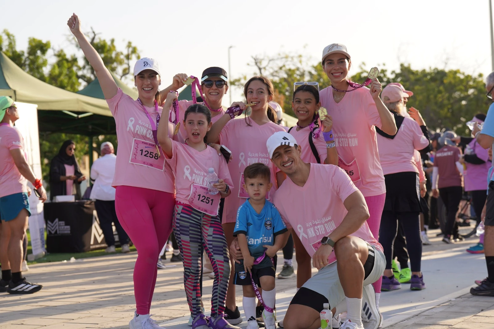 MASAFAT Running Club is highlighting walking and running as a way to promote awareness and show solidarity with patients and survivors. (Supplied)