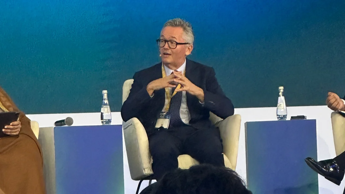 Poul Hestbaek highlighted the challenges facing shipping companies as they seek to maintain services amid regional disruption. (AN photo/ Nada Hameed)