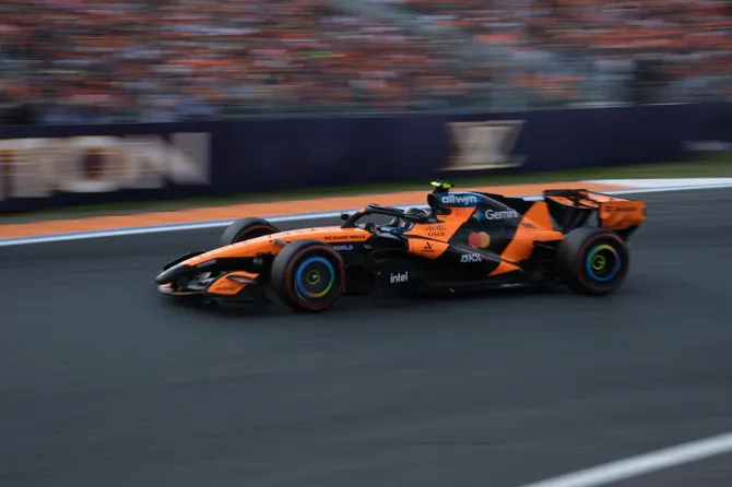 Lando Norris beats George Russell to pole in Dutch hat-trick for McLaren
