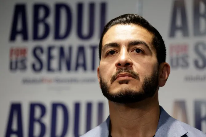 In Michigan, AIPAC and allied groups spent around $30 million in an unsuccessful effort to prevent progressive former health official Abdul El-Sayed from winning the Democratic Senate nomination. (AFP)