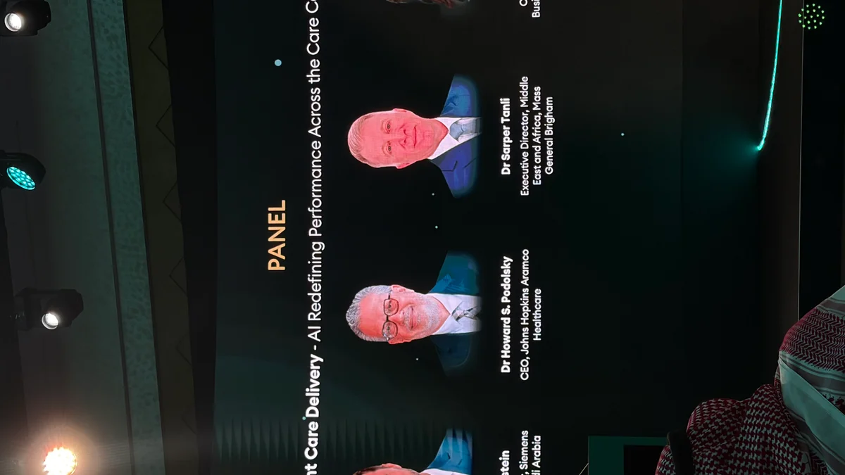 Healthcare leaders discuss the influence of AI on Kingdom's healthcare growth (AN Photo / Basmah Albasrawi)