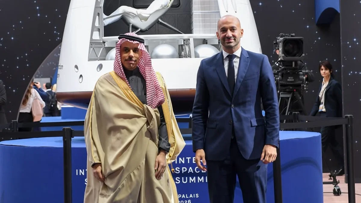 Saudi foreign minister attends International Space Summit in Paris
