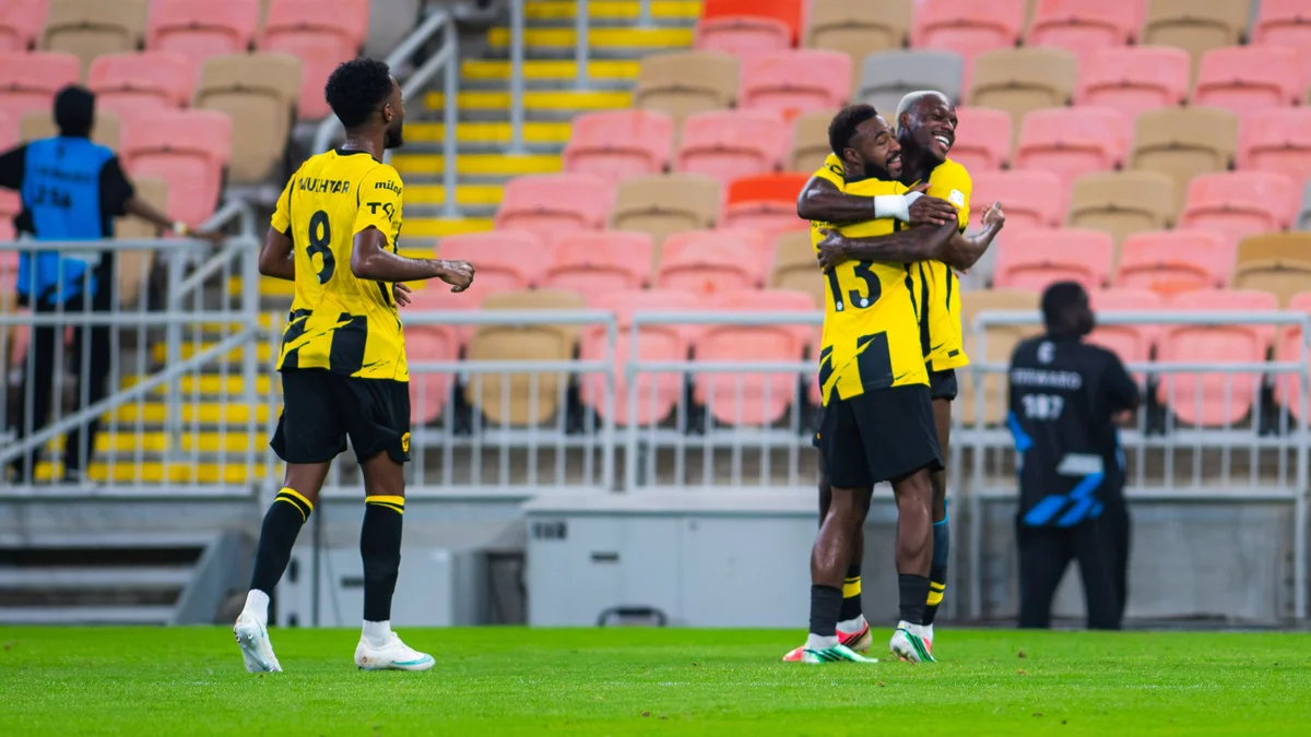 George Ilenikhena scored his sixth league goal of the season to give Al-Ittihad the victory over Diriyah. (SPL)