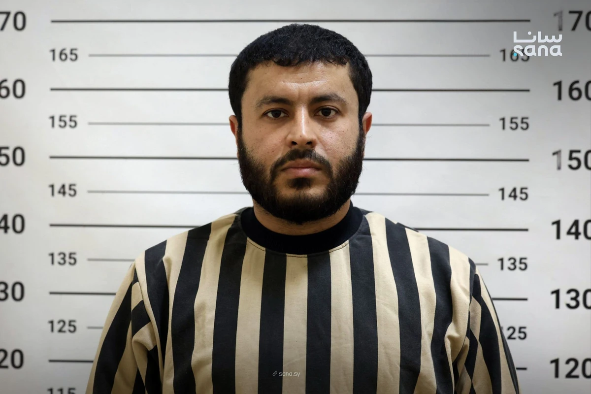 Khaled Raed Birouni, also known as Abu Hassan Doshka, was detained during an operation in Hajira in the Damascus countryside. (SANA)