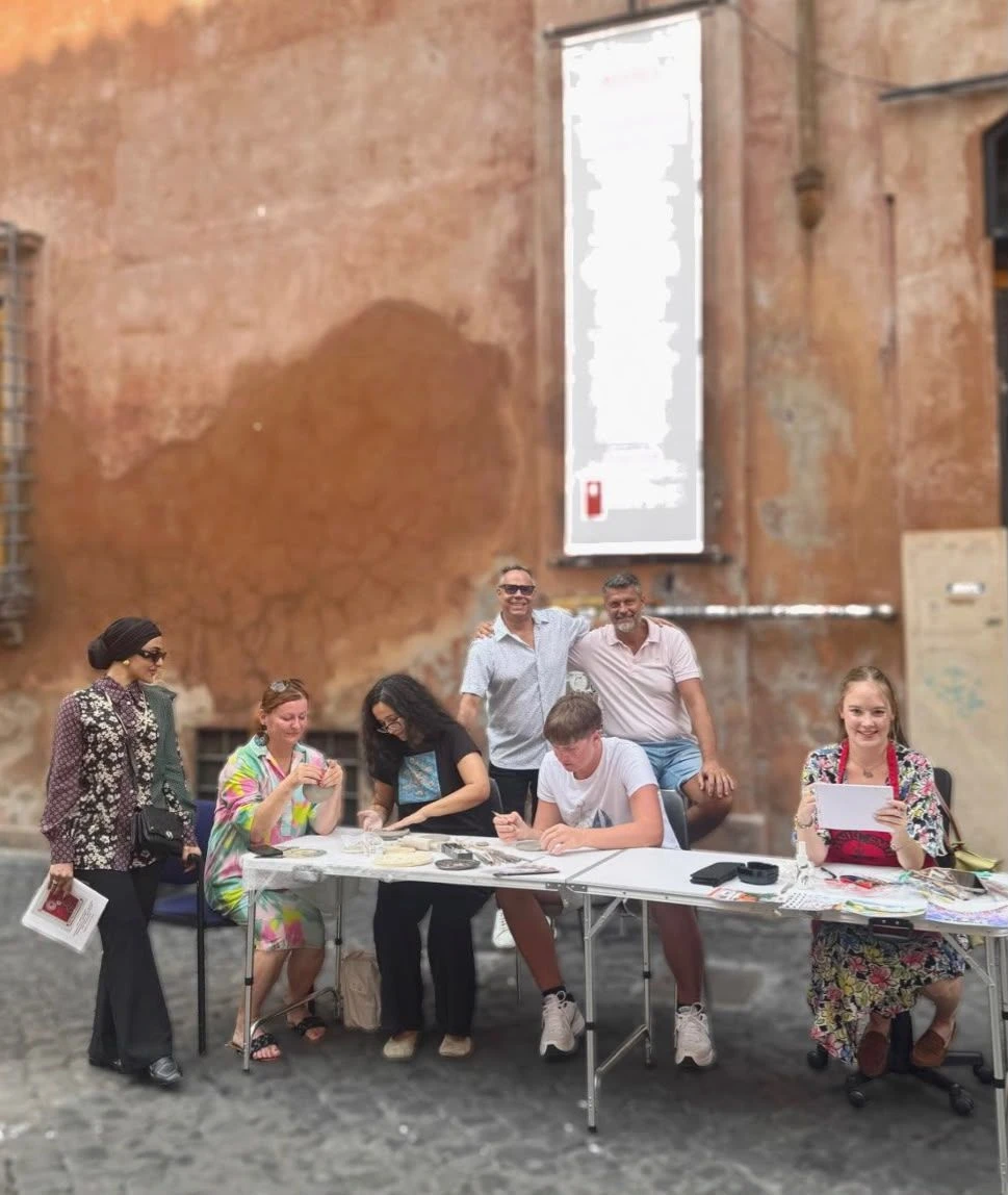 The Saudi visual artist Reem Alwasiyah participated alongside numerous international artists in the Roma Impressions 2026, which concluded on Wednesday.